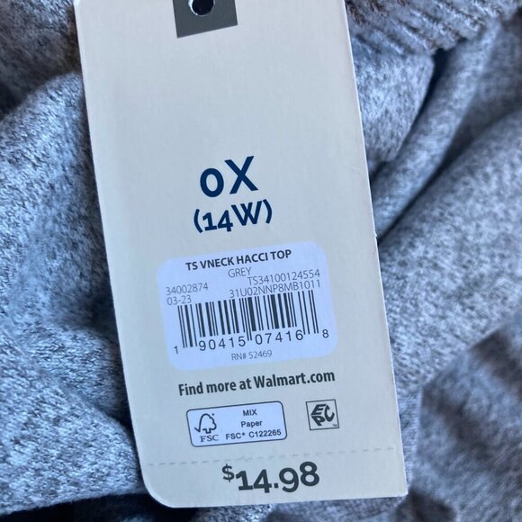 Terra & Sky Top, NWT, Size OX(14W) - Picture 10 of 10